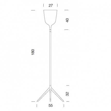 Lampadaire design copacabana P