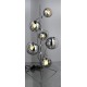 Lampadaire design mirror ball tripod