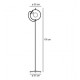 Lampadaire design Miconos Terra