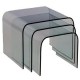 Novara Acrylic Nesting Table Set