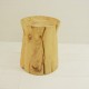 Rondin side table stool solid wood