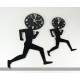 Horloge design Running Man