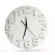 Round lock wall clock