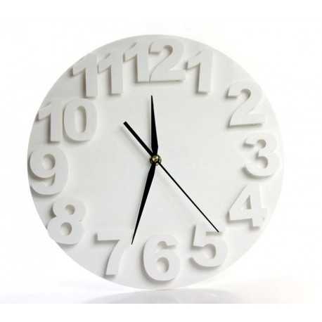Round lock wall clock