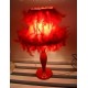 Lampe de table design plume