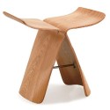Sori Yanagi Butterfly style stool natural