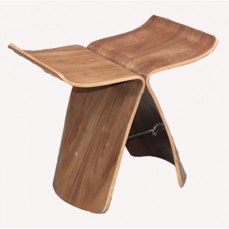 Sori Yanagi Butterfly style stool natural
