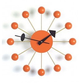 Nelson ball clock orange