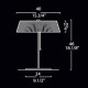 Lampe de table design lilith