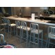 EHdecore navy barstool