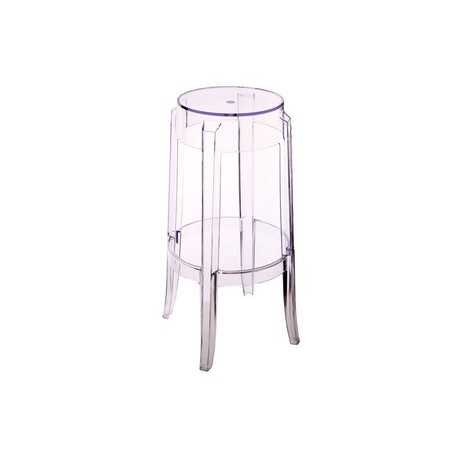 Tabouret design Charles Ghost 65cm