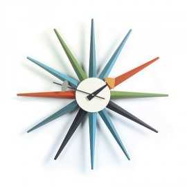 Horloge Nelson Sunburst Multicolore