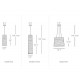 Suspension design Tress modèle cylindre long