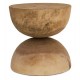 Clessidra stool in solid wood