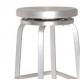 US NAVY ROUND SWIVEL STOOL - ALUMINIUM