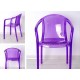 Chaise design Imperial purple 