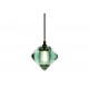 Suspension design Pressed glass en couleur