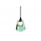 Pressed Glass in color pendant lamp