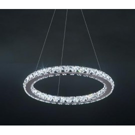 Circle crystal LED Pendant lamp 1 ring