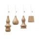 Suspension design Wood Blub LED