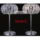 Lampe de table en cristal design nashira 