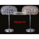 Lampe de table en cristal design nashira 