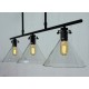 Chandelier design industriel Cage 