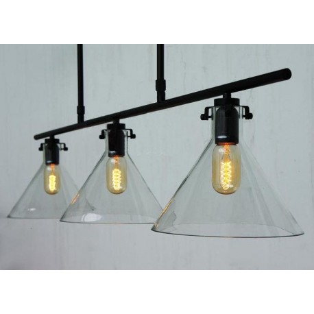Chandelier design industriel Cage 
