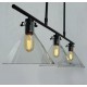 Chandelier design industriel Cage 