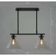 Chandelier design industriel Cage 
