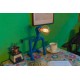 Industrial Iron Pipe table lamp robot with edison bulb 03