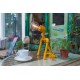 Industrial Iron Pipe table lamp robot with edison bulb 03