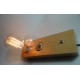 Retro wooden table lamp with edison bulb