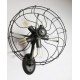 Industrial Retro Edison fan wall lamp