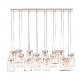 Suspension design Jar bouteille