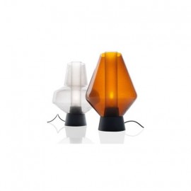 Lampe de table design Metal glass