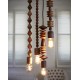 Suspension en bois design BRIGHT BEADS