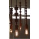 Suspension en bois design BRIGHT BEADS