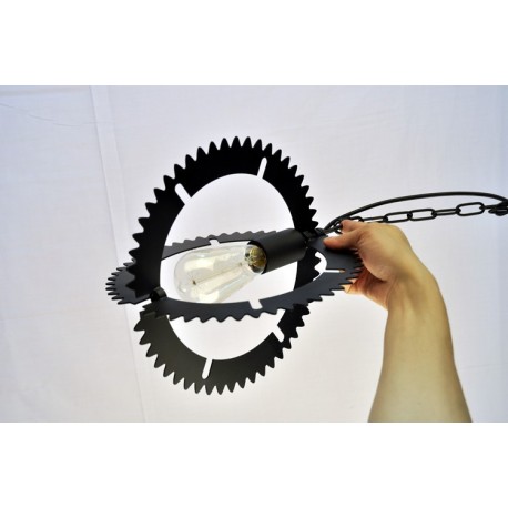 Industrial Gear Wheel pendant lamp design