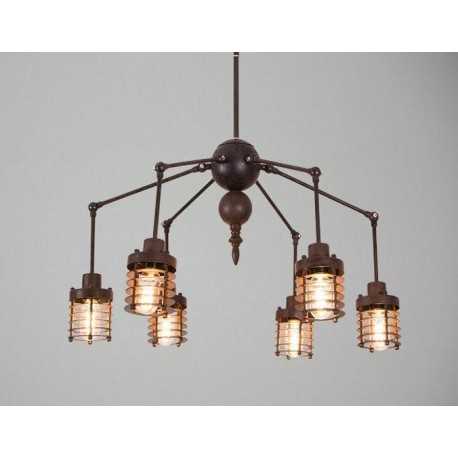 Industrial Vintage Spider Chandelier Pendant Lamp By Dezignlover Industrial Vintage Spider Chandelier Pendant Lamp