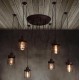 Chandelier design industriel Vintage Elexir