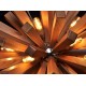 Suspension en bois design Firework