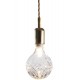 Crystal bulb LED pendant lamp