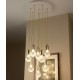 Crystal bulb LED pendant lamp