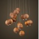 JRV wooden LED pendant lamp
