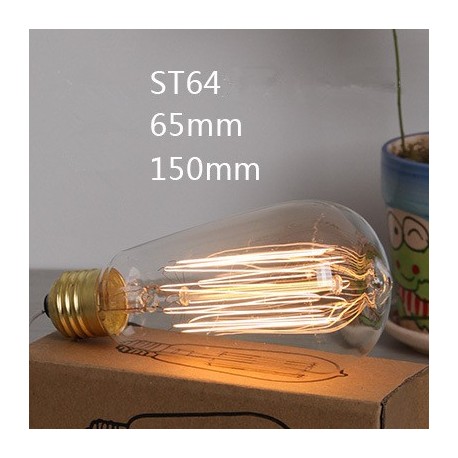 Edison Filament Light Bulb ST64