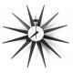 Horloge Nelson Sunburst Clock Noir
