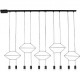Wireflow LED model 2D array pendant lamp