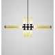 Chandelier suspension LED design Castle 9 lampes