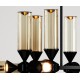 Chandelier suspension LED design Castle 9 lampes